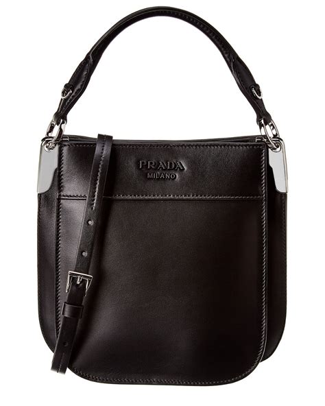 Prada Small Margit Leather Shoulder Bag on SALE 